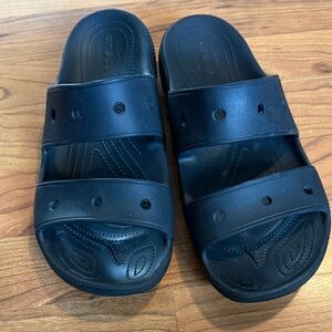 CROCS Black Slide Sandals